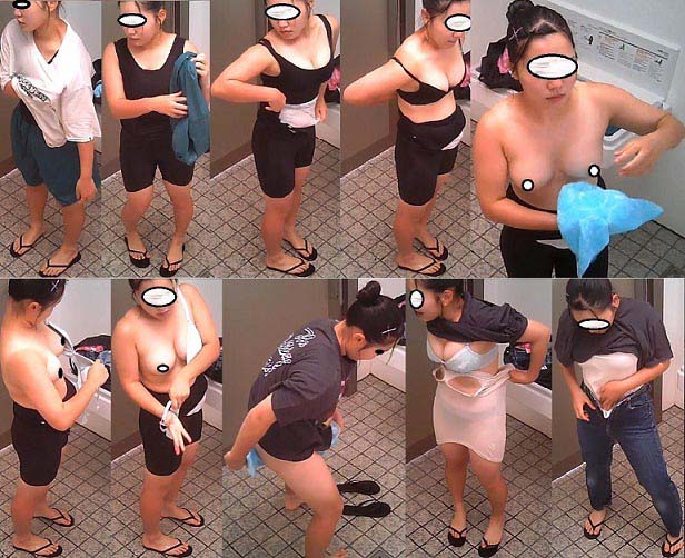 トイレでО原Ｕノ似の現○巨乳美女の着替えの秘密